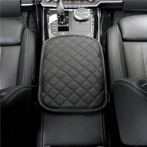Car Armrest pad Comfortable Armrest Cover (Black, Universal)